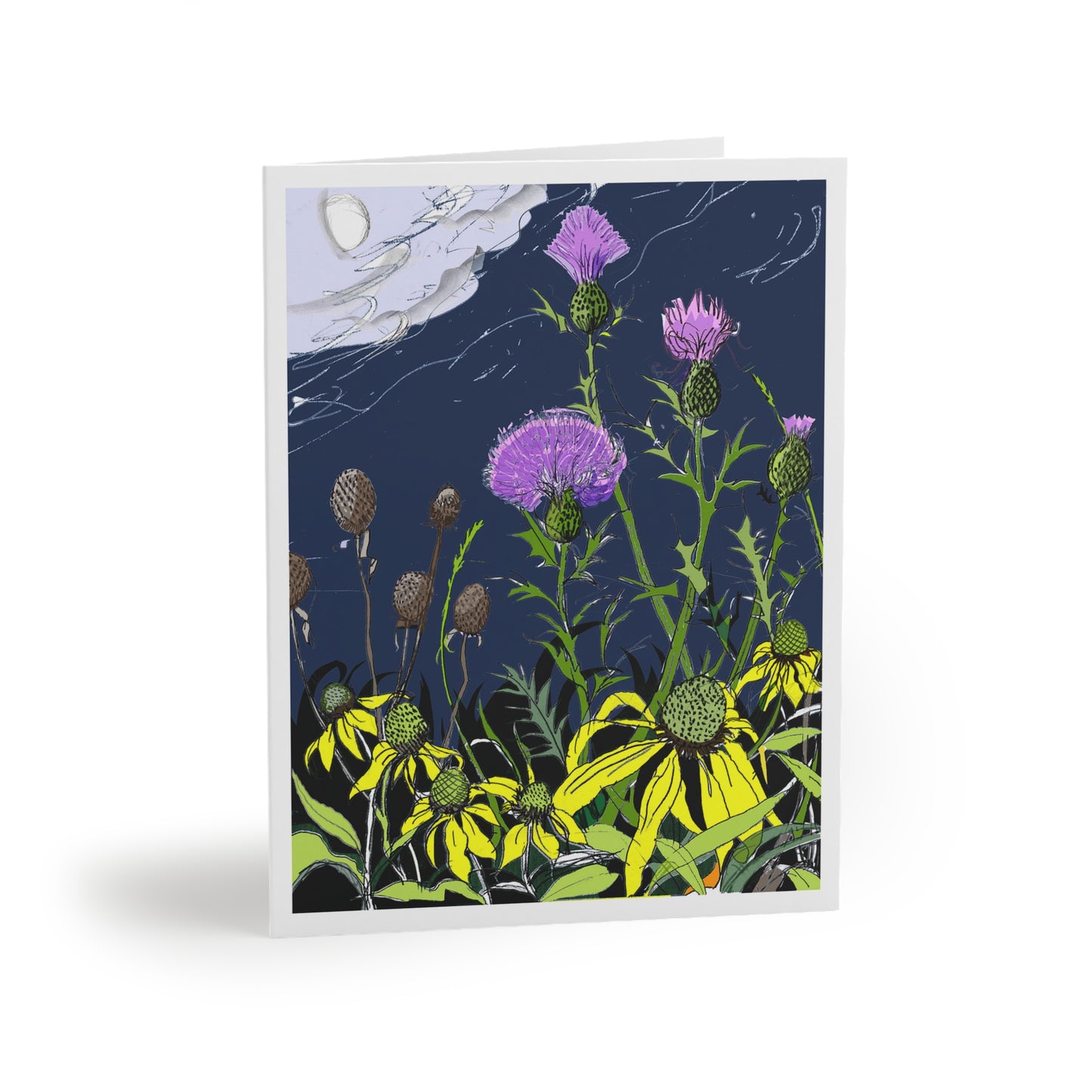 Prairie Flowers at Night
