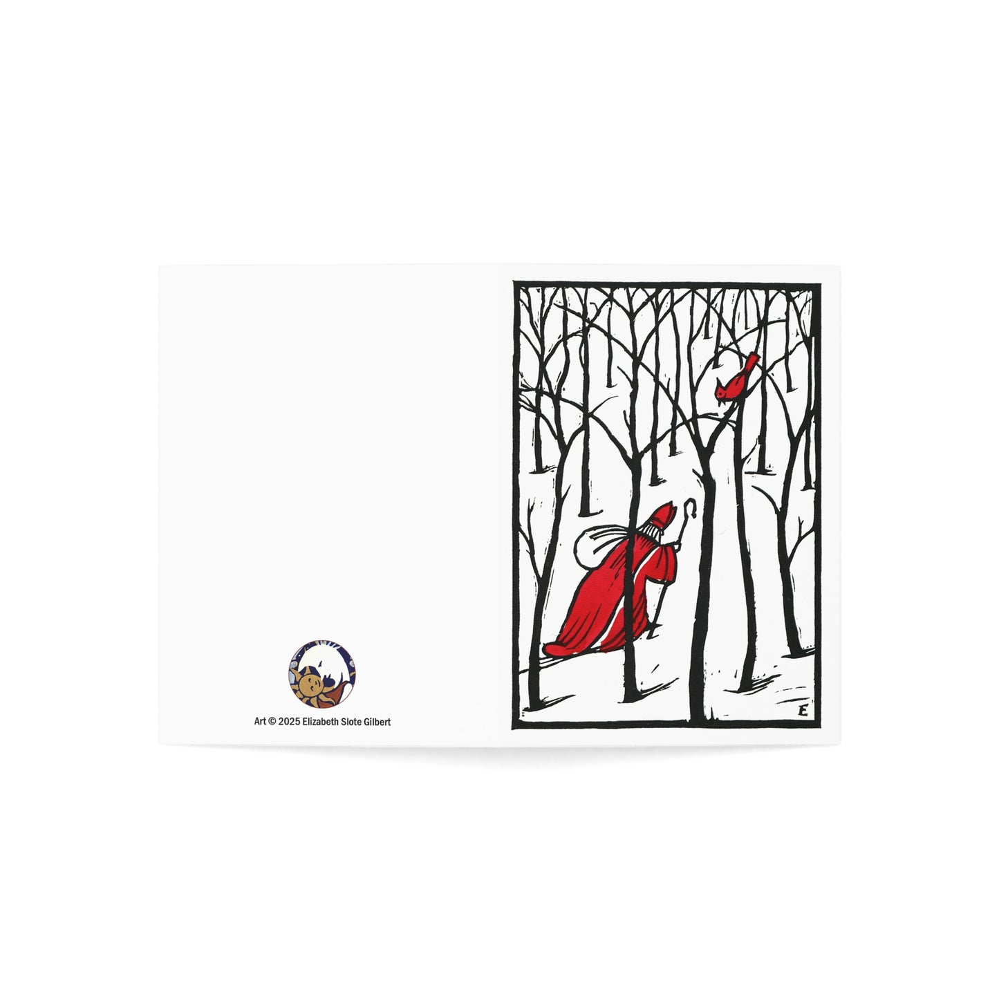 Father Christmas and a Cardinal