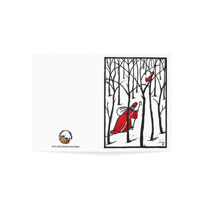 Father Christmas and a Cardinal