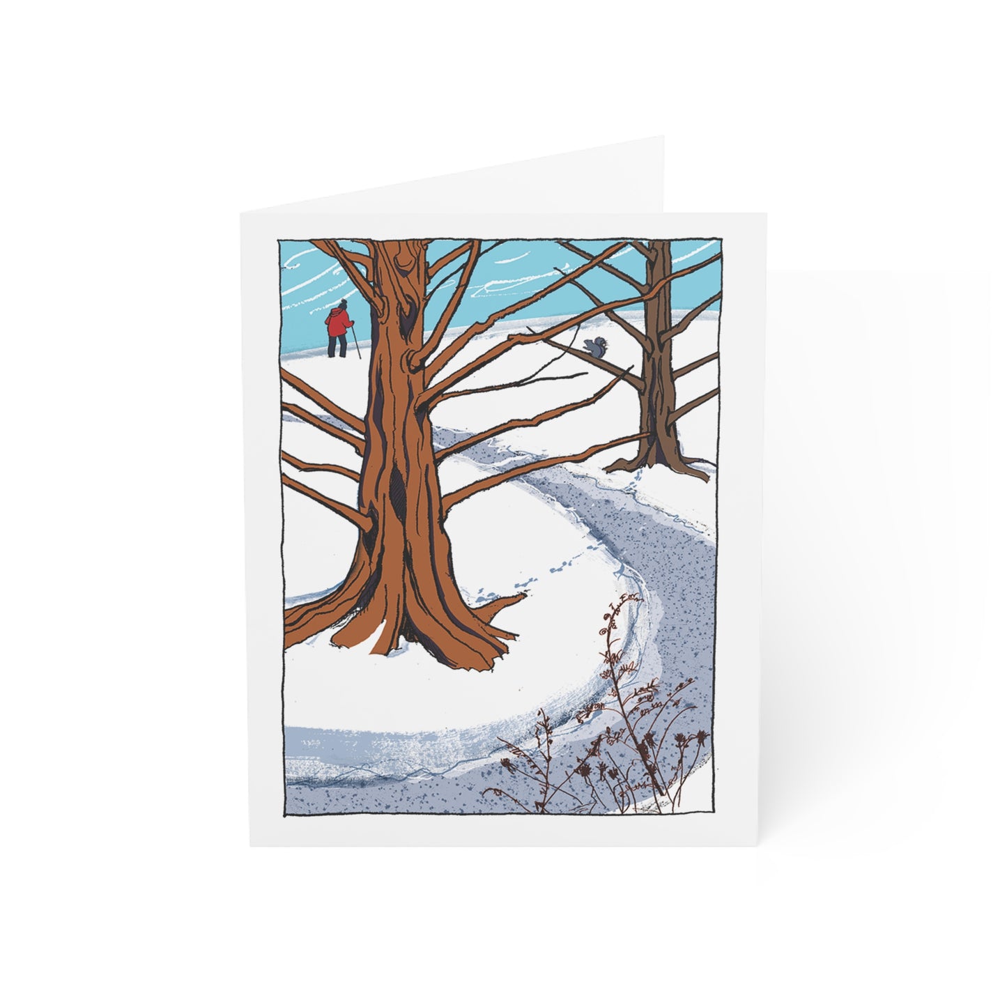 Dawn Redwoods in Snow