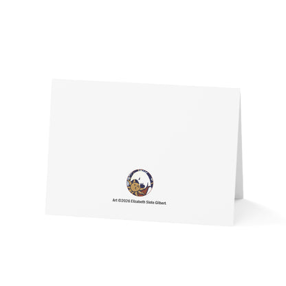 Pansy & Lily-of-the-Valley Small Cards — Pack of 1/10/30/50