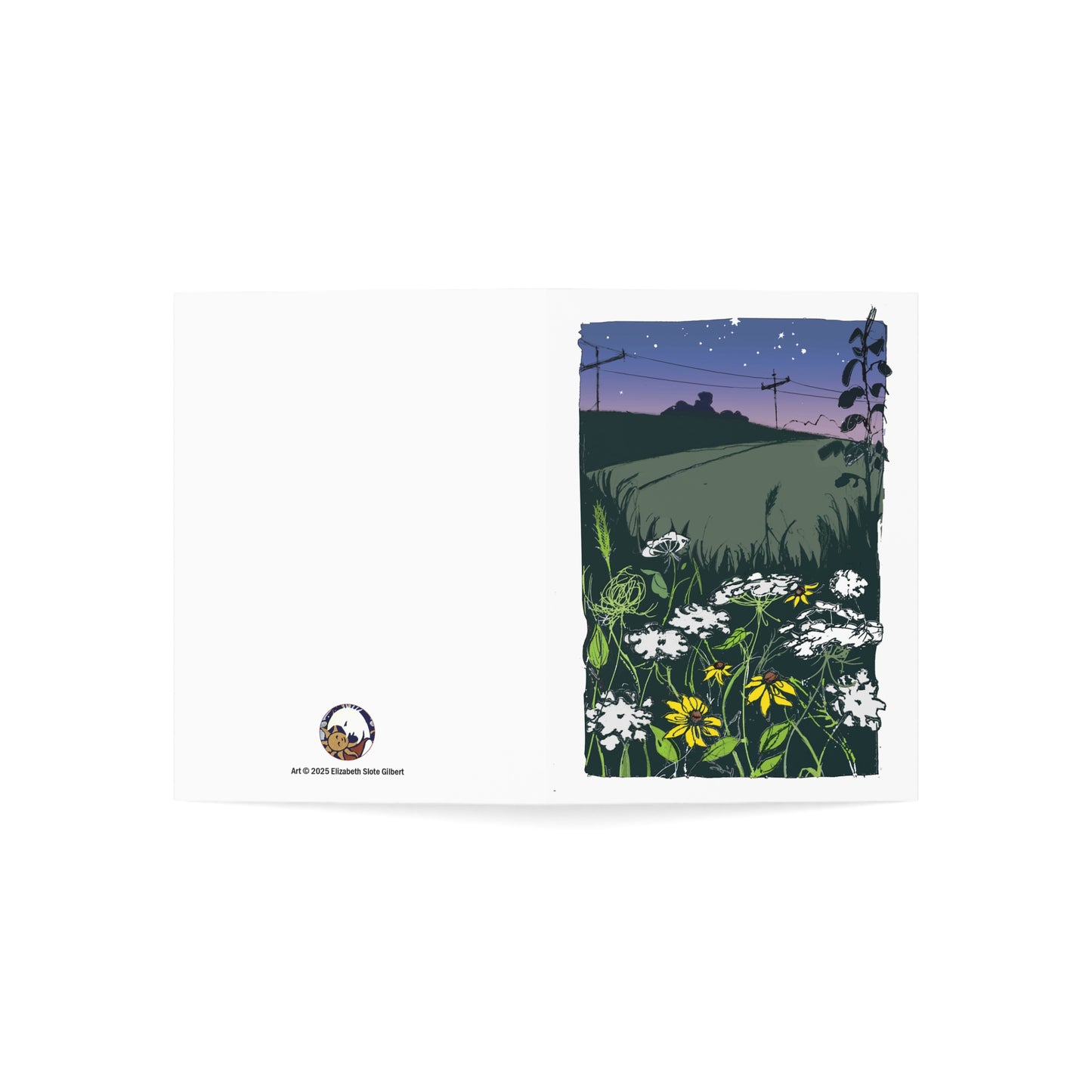 Farm Field at Sunset