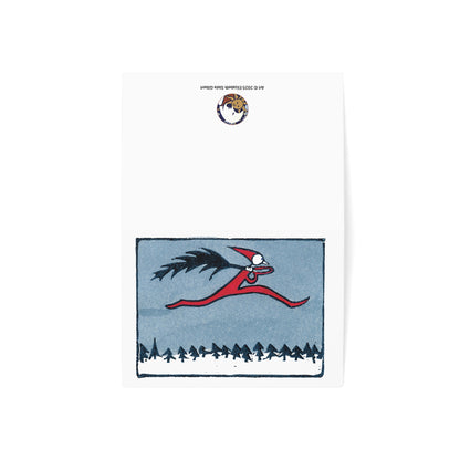 Elf Flying With a Tree