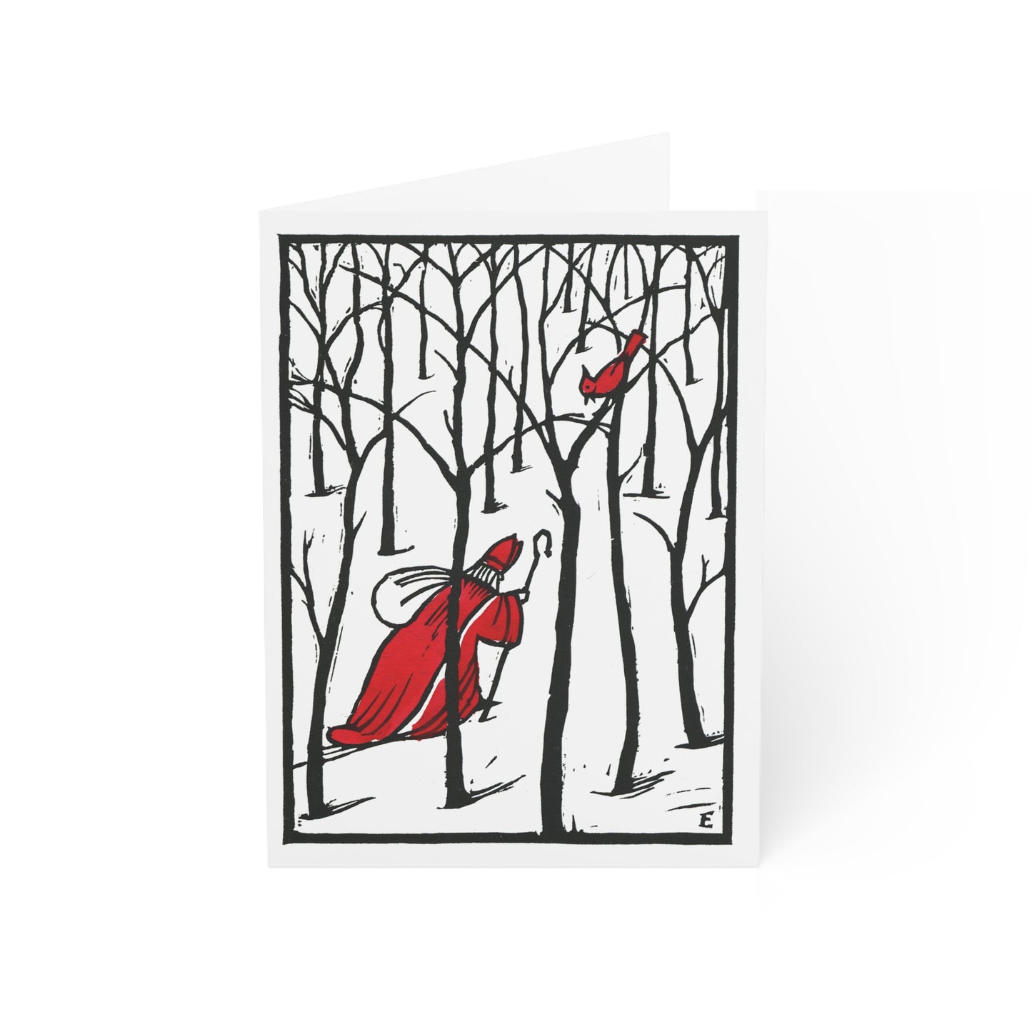 Father Christmas and a Cardinal